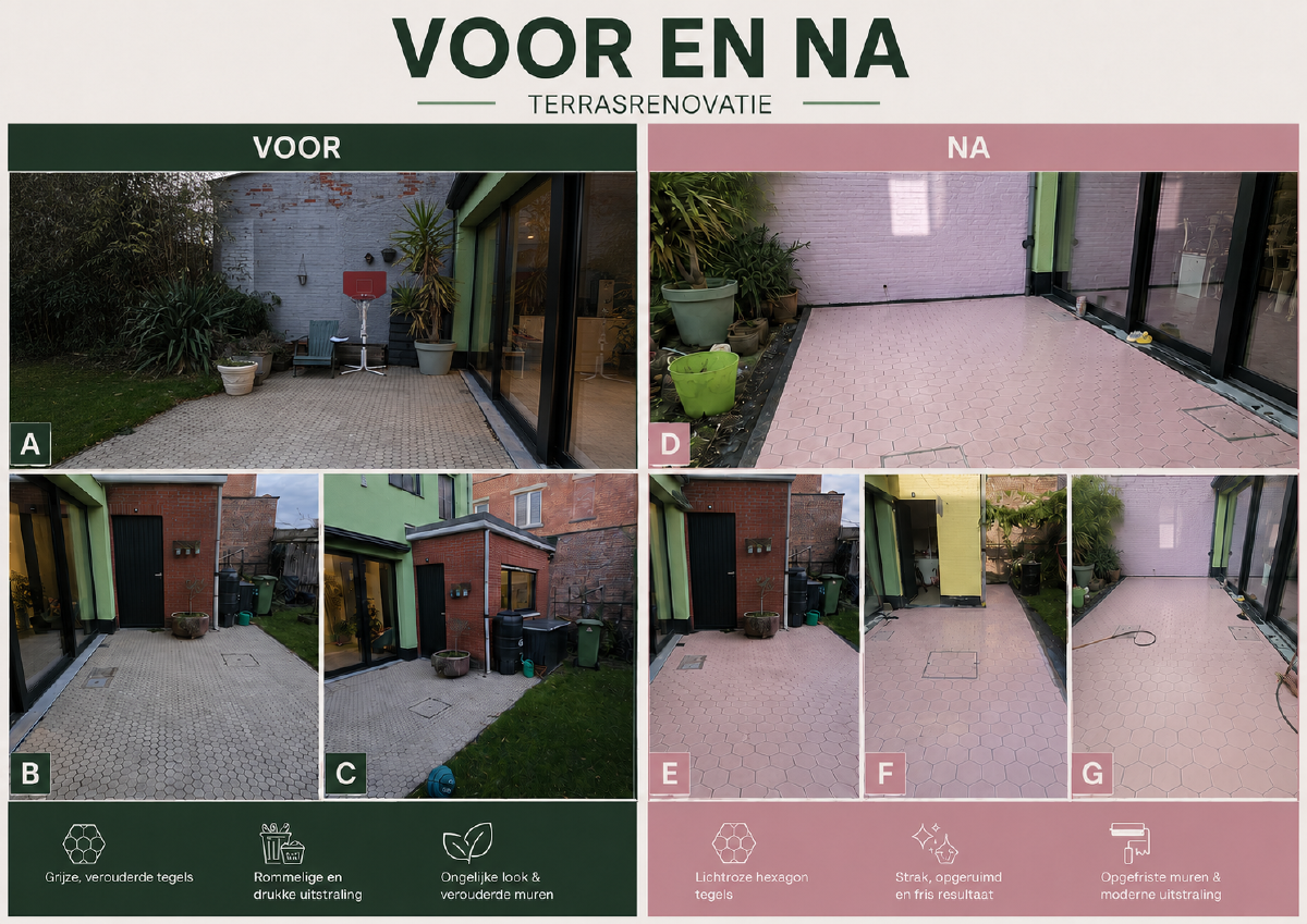 Nauwkeurige wandbetegeling in een keuken gerealiseerd door Coman Construct in Antwerpen Nauwkeurige wandbetegeling in een keuken gerealiseerd door Coman Construct in Antwerpen